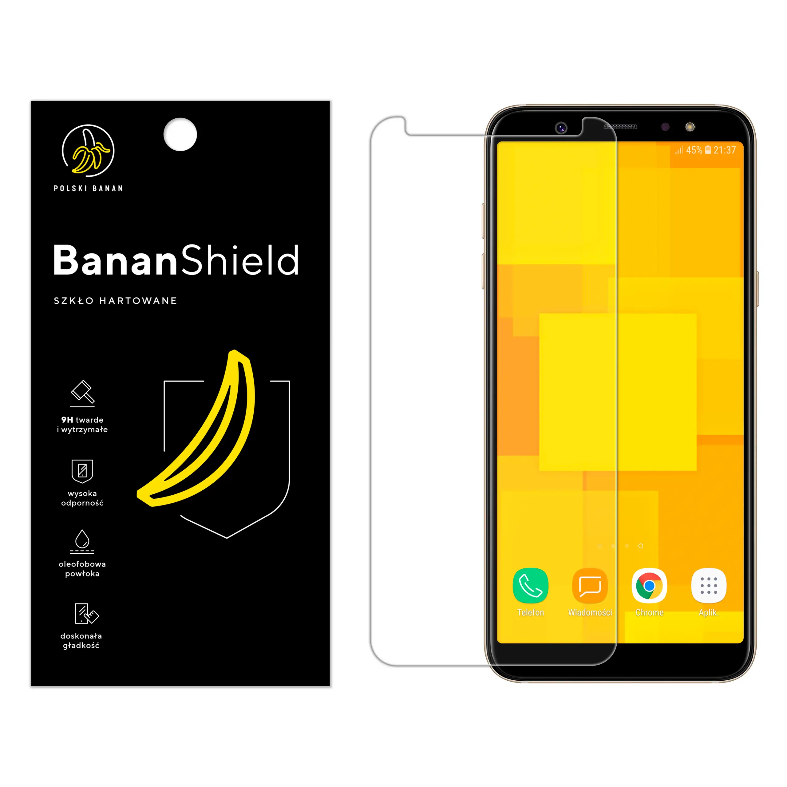 Szkło hartowane Polski Banan BananShield do Samsung Galaxy A6 Plus
